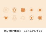 vector set of linear boho icons ... | Shutterstock .eps vector #1846247596
