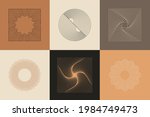 vector set of linear boho icons ... | Shutterstock .eps vector #1984749473
