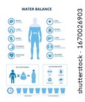 Water Balance Infographics Set...