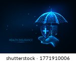 futuristic health insurance... | Shutterstock .eps vector #1771910006