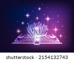 futuristic magic  mysterious... | Shutterstock .eps vector #2154132743