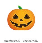 A Vector Halloween Pumpkin
