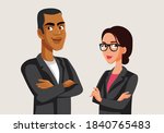 team of business people... | Shutterstock .eps vector #1840765483
