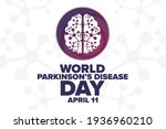 world parkinson s disease day.... | Shutterstock .eps vector #1936960210