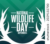 national wildlife day.... | Shutterstock .eps vector #2029132700