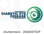 november is diabetic eye... | Shutterstock .eps vector #2060037329