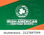march is irish american... | Shutterstock .eps vector #2127897599