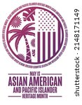 may is asian american and... | Shutterstock .eps vector #2148171149