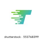 letter t speed logo design... | Shutterstock .eps vector #553768399