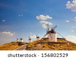 Group Of Windmills In Campo De...