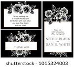 invitation with floral... | Shutterstock .eps vector #1015324003