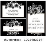 romantic invitation. wedding ... | Shutterstock . vector #1026483319