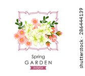 spring garden collection.... | Shutterstock .eps vector #286444139