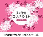 spring garden collection.... | Shutterstock .eps vector #286574246