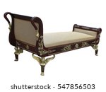 Small photo of French Ormolu Mounted Empire Style Day Bed