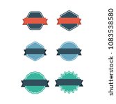 set of badges with labels and... | Shutterstock .eps vector #1083538580