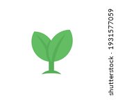 plant and leaves icon. leaf... | Shutterstock .eps vector #1931577059