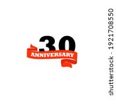 thirty years anniversary... | Shutterstock .eps vector #1921708550