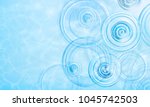 summer background. radial waves ... | Shutterstock .eps vector #1045742503