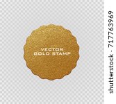 premium quality golden label ... | Shutterstock .eps vector #717763969