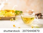 Cup Of Herbal Tea With Linden...