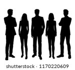 vector silhouettes men and... | Shutterstock .eps vector #1170220609
