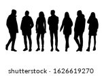 vector silhouettes of  men and... | Shutterstock .eps vector #1626619270