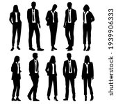 vector silhouettes of  men and... | Shutterstock .eps vector #1939906333