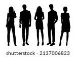 vector silhouettes of  men and... | Shutterstock .eps vector #2137006823