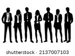 vector silhouettes of  men and... | Shutterstock .eps vector #2137007103
