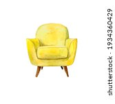 Drawing Of A Yellow Chair....