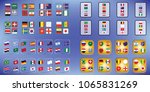 vector flags of the country.... | Shutterstock .eps vector #1065831269