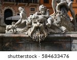 Navona Fountain  Rome  Italy