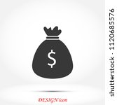 money icon vector    vector eps ... | Shutterstock .eps vector #1120685576