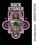 Stoner Rock Gig Poster Flyer...