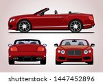 Vector Layout Of Red Luxury...