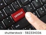 Small photo of SUPEREGO word on red keyboard button