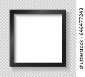 realistic picture frame... | Shutterstock .eps vector #646477243