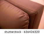 Small photo of Close up Leather Sofa Rexine Texture