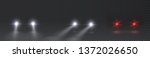 cars flares light effect set.... | Shutterstock .eps vector #1372026650