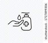 icon of hygiene procedure ... | Shutterstock .eps vector #1727899306