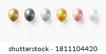 balloon set isolated on... | Shutterstock .eps vector #1811104420