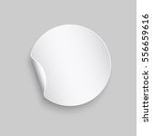 round peel off paper sticker... | Shutterstock .eps vector #556659616