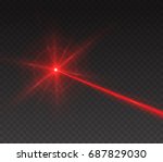 laser security beam isolated on ...