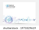 medical technology banners.... | Shutterstock .eps vector #1973329619
