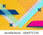 vector abstract background... | Shutterstock .eps vector #646571710