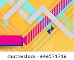 vector abstract background... | Shutterstock .eps vector #646571716