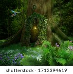 Fantasy Tree With Hole In The...