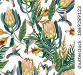 seamless pattern with... | Shutterstock .eps vector #1869289123