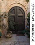 Beautiful Ancient Door In Old...